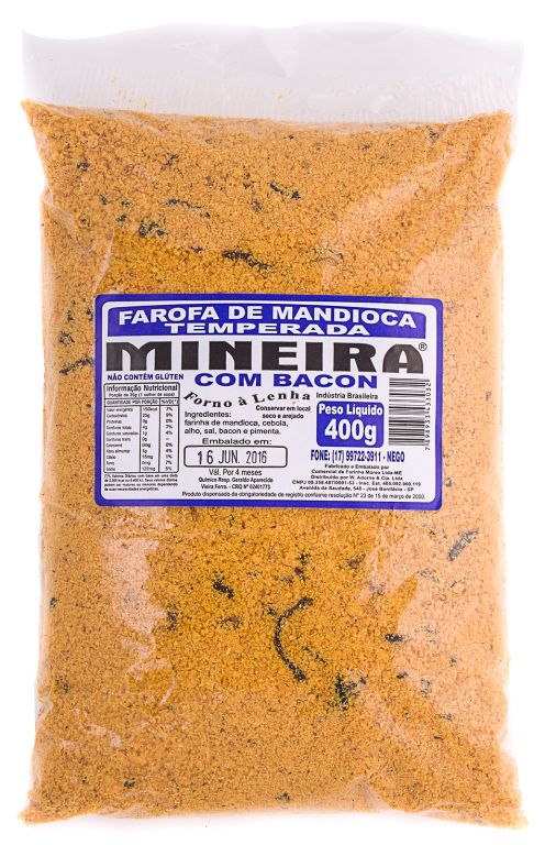 Farofa Mineira sabor Bacon